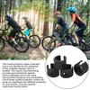 4pcs set Bike Front Rear Fork AntiCollision Rubber     Guard Chain Sticker(Black )