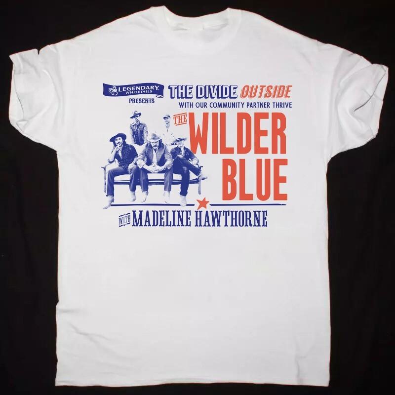 The Wilder Blue Band Members White Full Size Shirt Unisex T-Shirt M