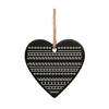 Funny Hidden Swear Christmas Ornament Heart Shaped Hidden Message Decor for Christmas Tree Novelty White Elephant Gag Gift Prank Party Supplies