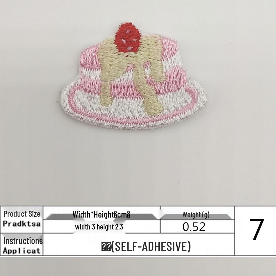 Self-adhesive Teddy Bear Embroidery Patch for DIY Clothing and Accessories