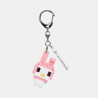 Chaveiro Oficial da Bandai Nanoblock My Melody Mini Figura