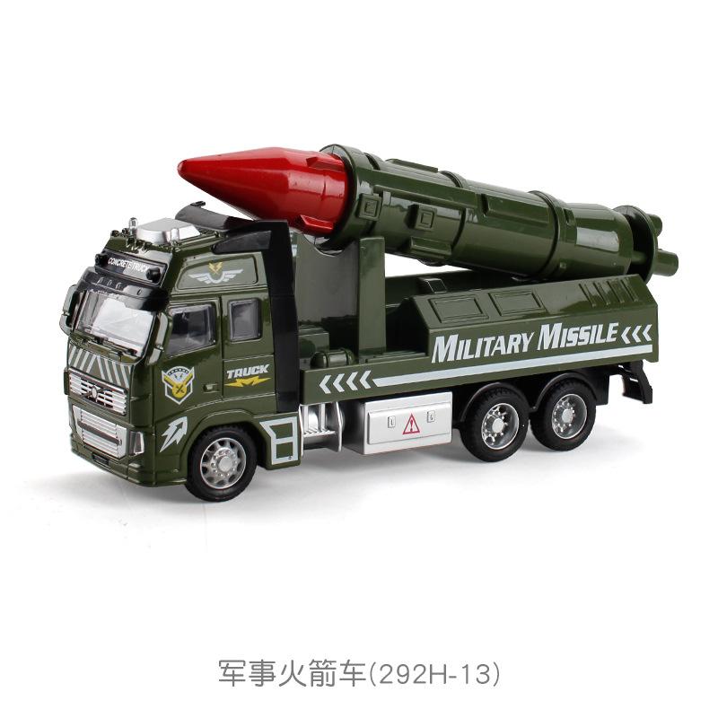Kids Toy Large Simulation Pull Back Alloy Cement Excavator Construction Truck Fire Engine Model