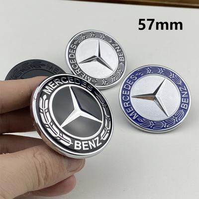 1pcs 57mm Car Front Hood Emblem Badge Bonnet For Mercedes Benz W204 W205 W212 W213 W221 W177 W246 GLA GLC CLA Car Accessories