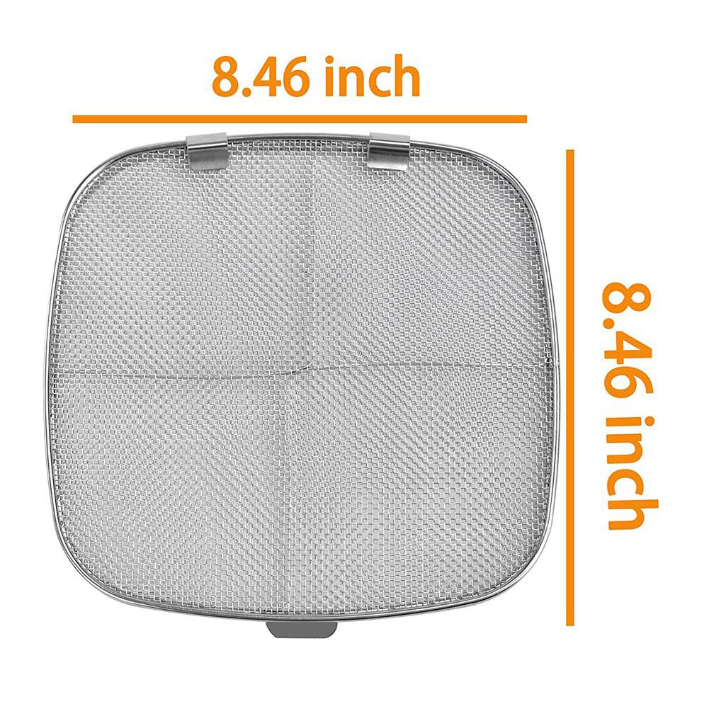 Sustainable Stainless Steel Splatter Guard for Air Fryer Models For IG600 IG601 IG651 Eco Friendly Kitchen Tool