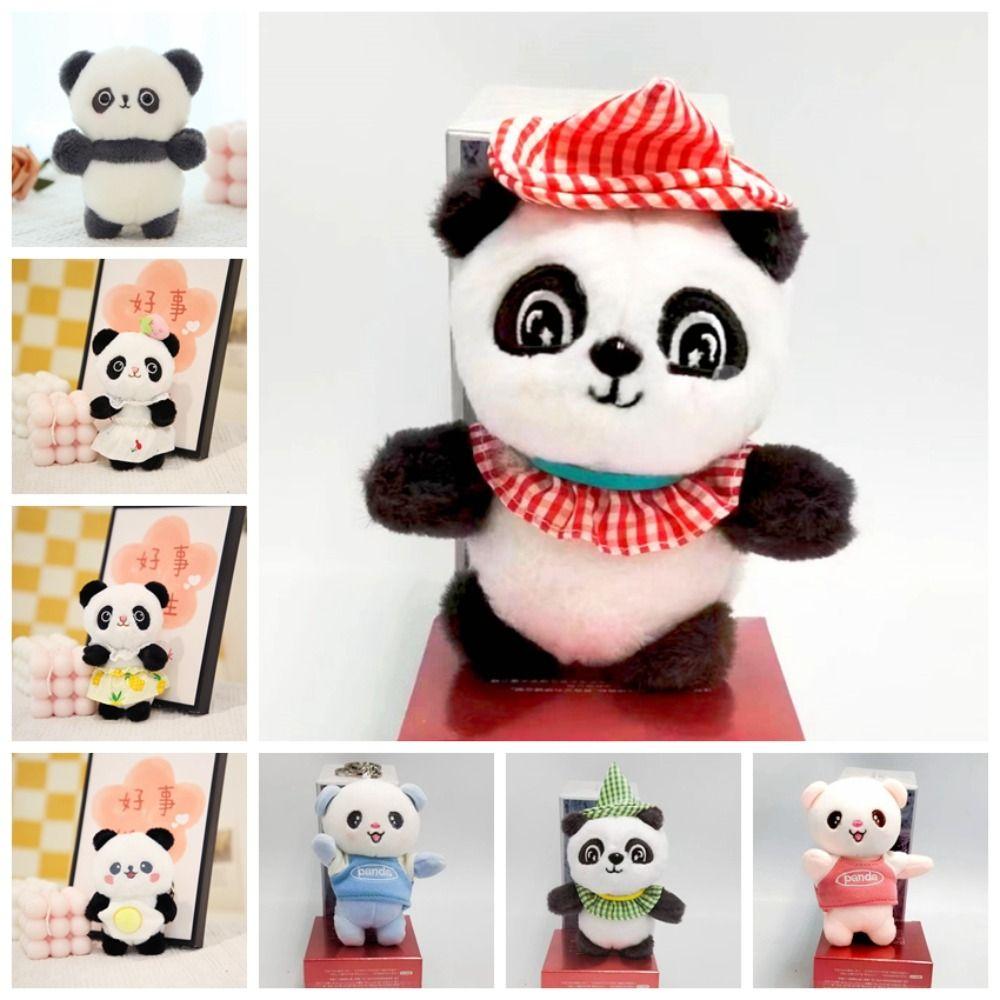 

Плюшевый брелок в виде клубничной панды, мягкая кукла-панда, украшение для дома style M
