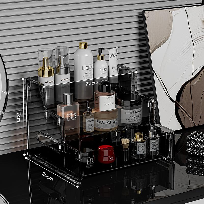 Luxury Clear Layered Makeup Organizer