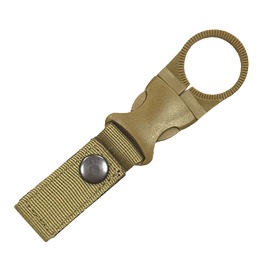 Webbing Buckle Hook Water Bottle Holder Clip Camping Outdoor Security Escape Supplies Nylon Webbing Buckle Carabiner Belt Clip