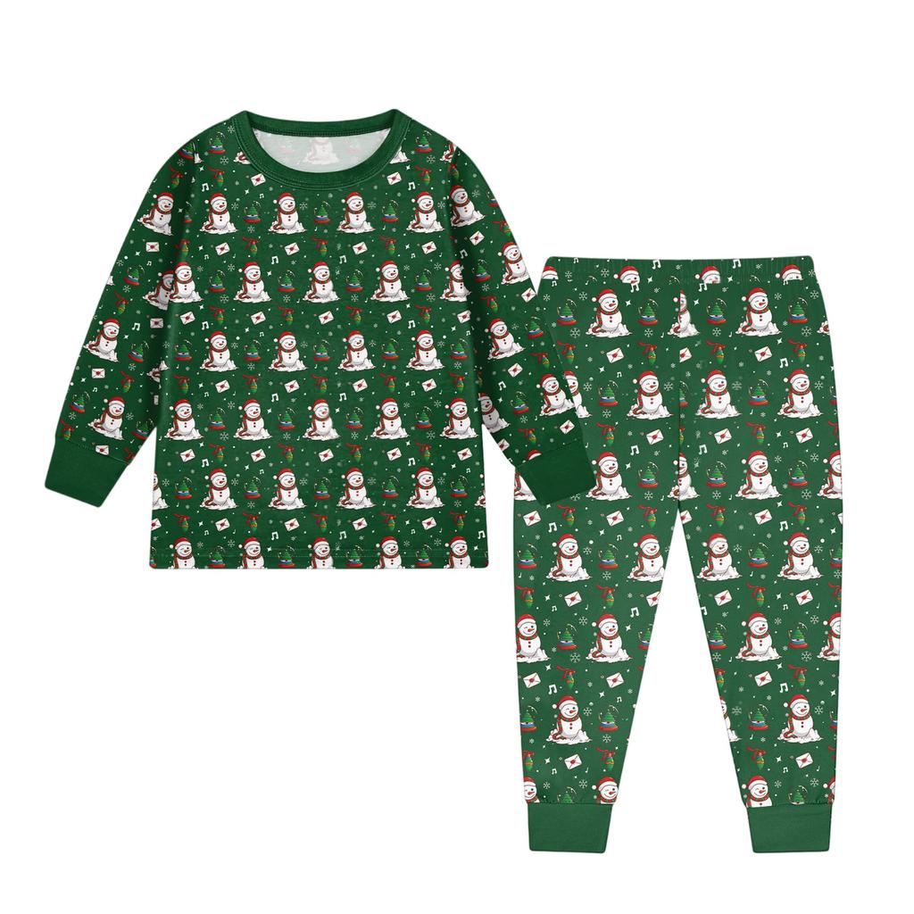 Children's Fashion Suit Skirt Round Neck Long Sleeve Top Pants