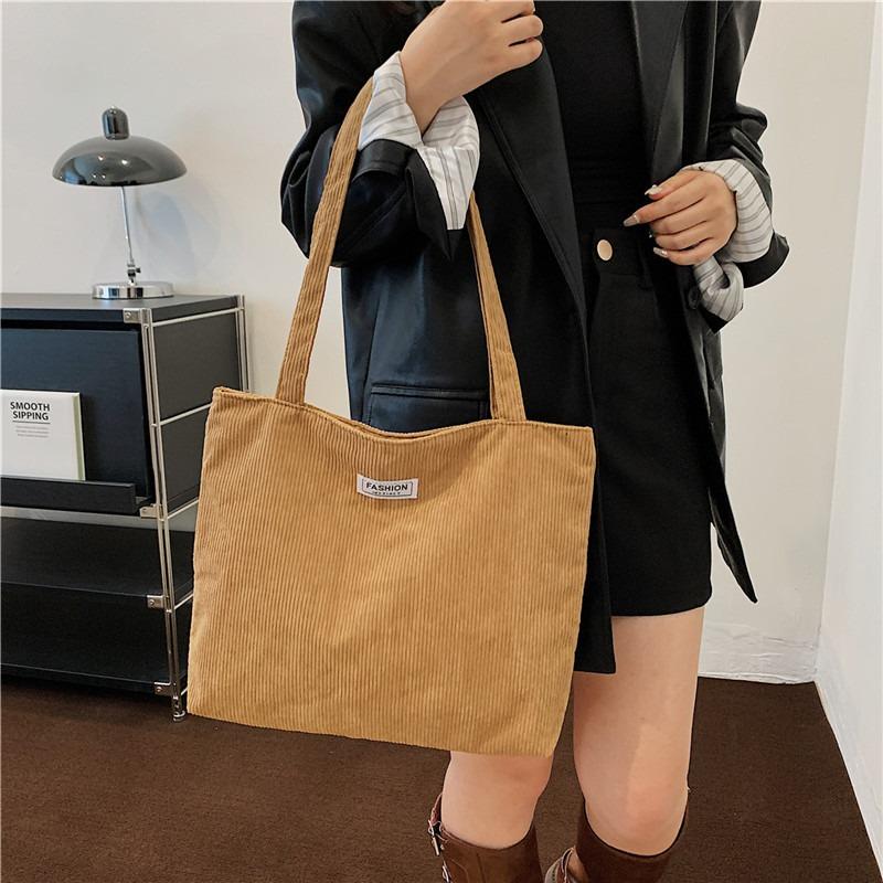 Niche bag women's new casual simple handbag retro personalized tote bag fashion trend shoulder bag
