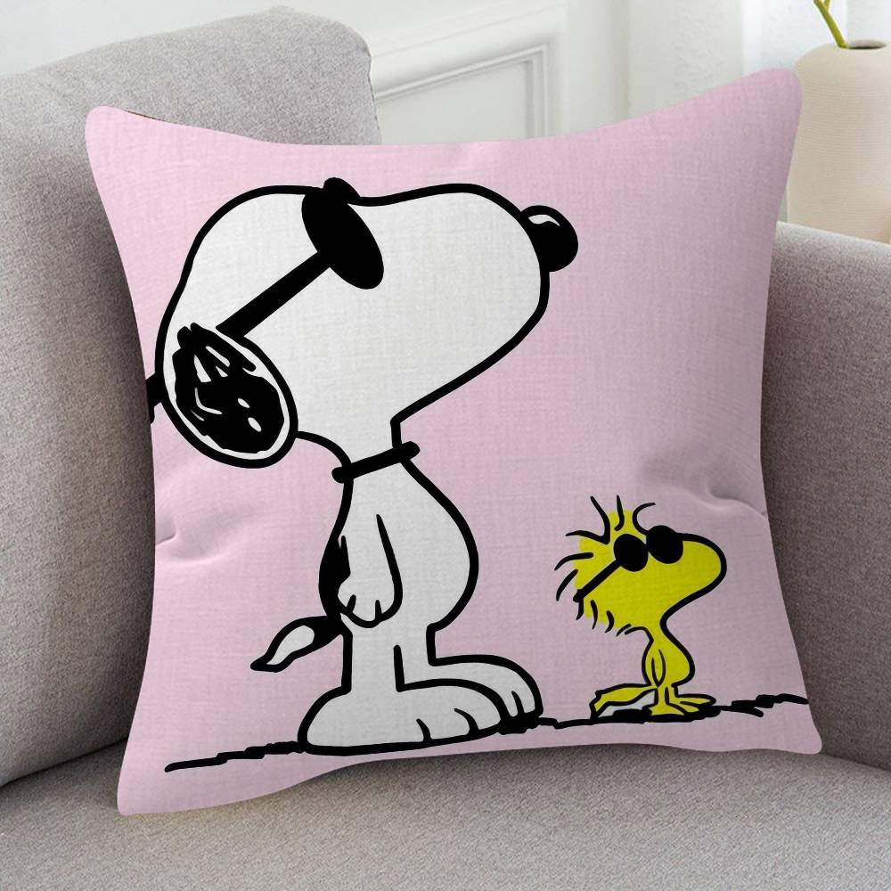 Anime Snoopy Pillow Cover For Bedroom Room And Living Room Sofa Decorative Cushion Cover