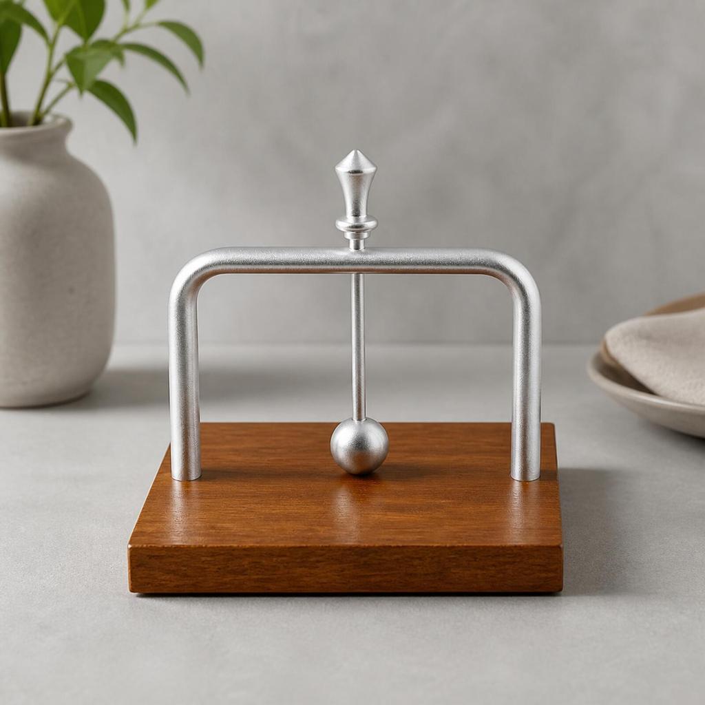 Upright Napkin Holder Compact with Wooden Base Tabletop Accessory