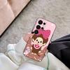 Popular Cartoon M-Monchhichis Classic Phone Case For Samsung S 24 Fe 25 Ultra Plus 20 Lite 21 30 22 23 24 22 Ultra 5G Fundas