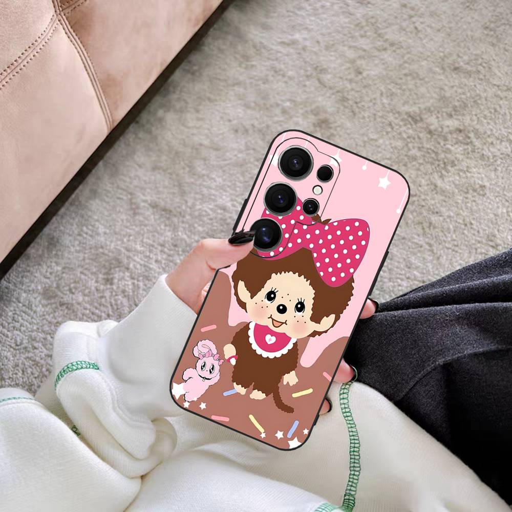 Popular Cartoon M-Monchhichis Classic Phone Case For Samsung S 24 Fe 25 Ultra Plus 20 Lite 21 30 22 23 24 22 Ultra 5G Fundas