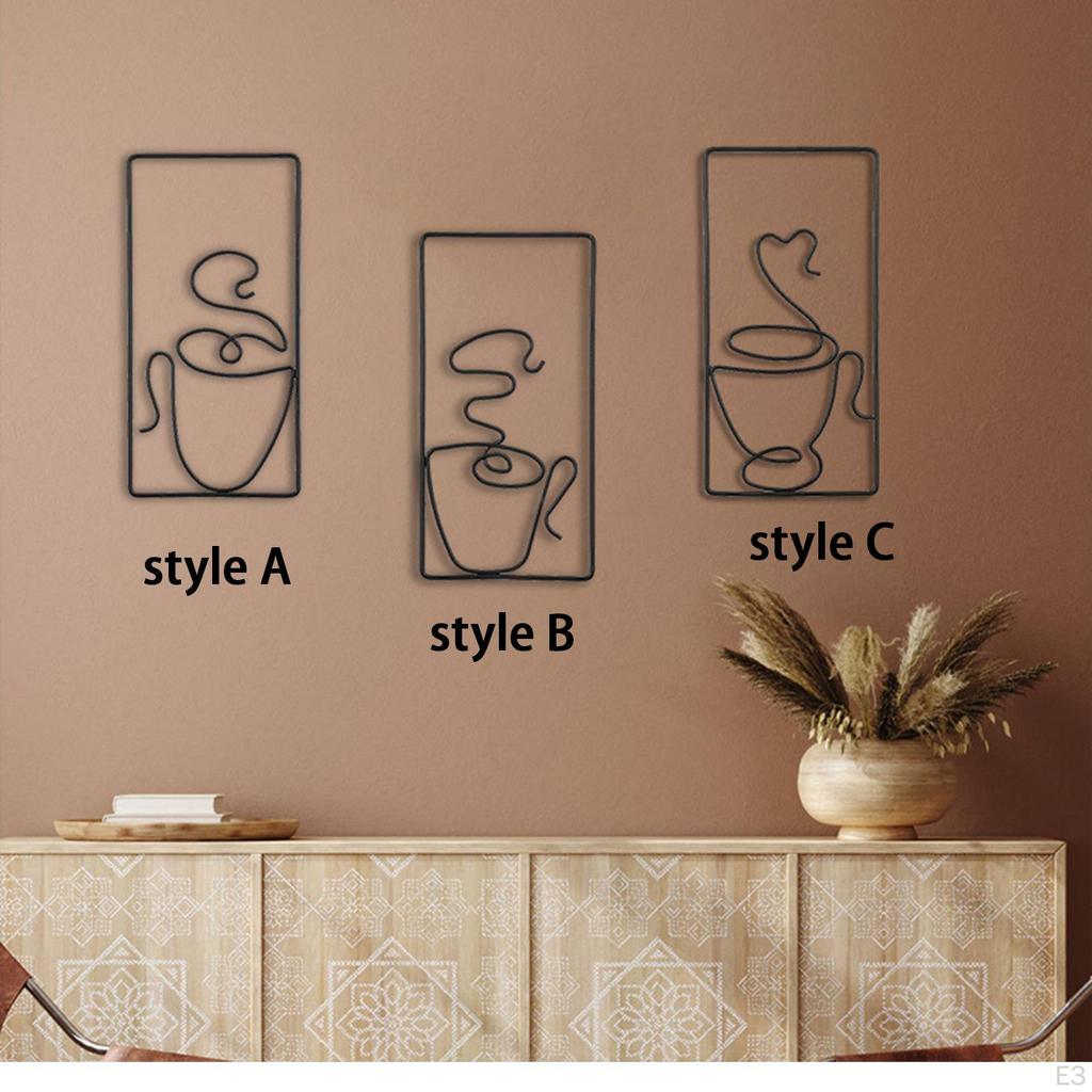 Contemporary Metal Wall Art Decorations for Living Room and Office