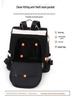 Oxford Backpack Womens Cloth Lightweight Fashionable Splashproof Contrast Color Large Capacity For Travel Or School