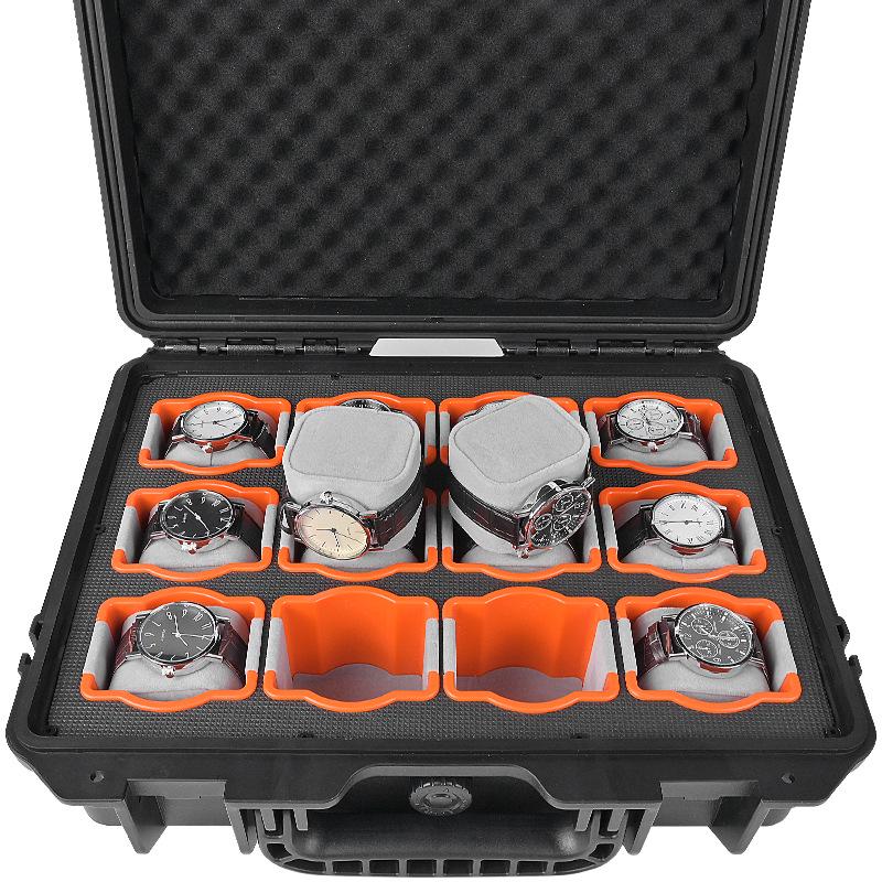 Luxury 12-Slot Watch & Jewelry Display Box for Home Collection