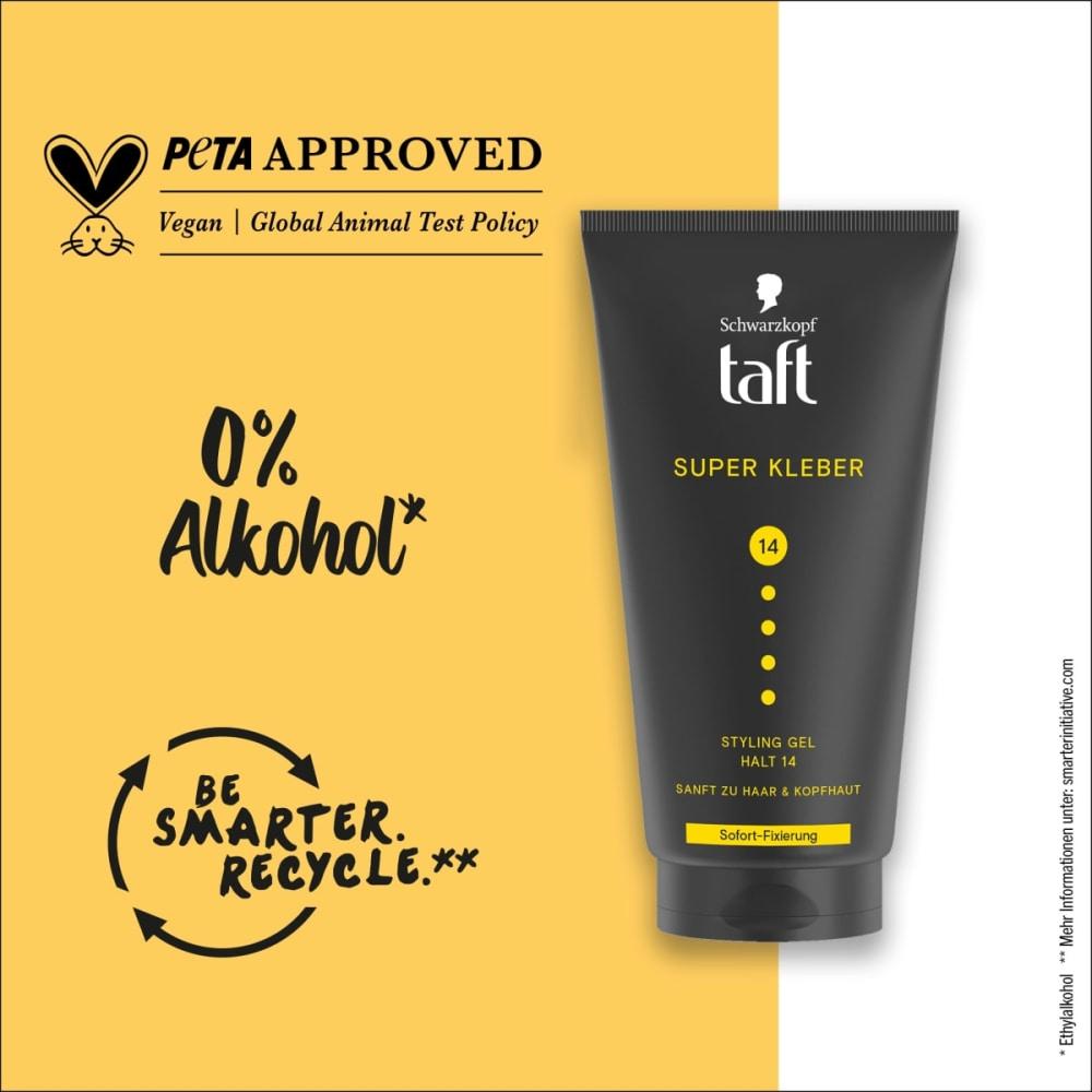 Schwarzkopf 3 Wetter Taft Super Cleaver Hårgel 150ml