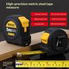 Precise Clear Steel Tape Measure Retractable 3M/5M/7.5M/10M Thickened Rubberized Woodworking Wear-Resistant Tool Tape Ruler