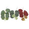 40pcs Simulation Plant Plastic Eucalyptus Leaf Wedding Decor Artificial Green Plants Home Decoration Eucalyptuses Leaves Floral
