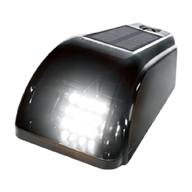 Truck Cab Roof Accent Lamp, Solar Powered 12 LED Marker Light for Pickups, Black ABS PC Housing