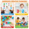 Magnetic Blocks,1.41 inch Large Building Blocks for Kids Ages 3-5 4-8 Sensory Magnetic Cubs for Kids 1-3 Preschool Educational Gifts Toys for