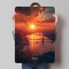 Beautiful Sunset In Budapest City Hungary Metal Signs City Poster Things for Room Design Garage Decoration Home Decorations