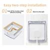 Waterproof Transparent Socket Boxes Set of 4 Pieces with Self Backing Splash Proof Covers for Outlet Protection