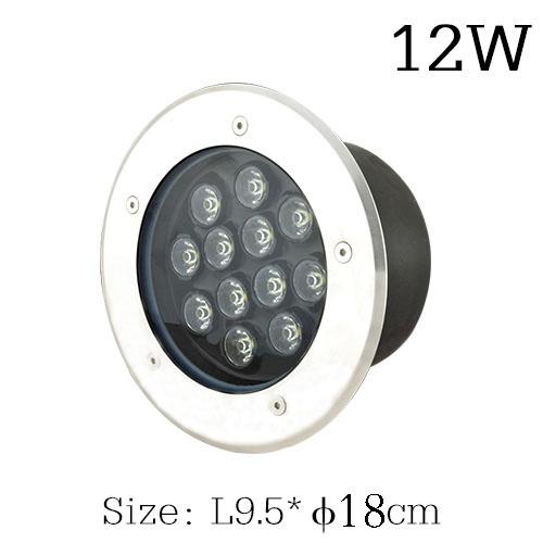 LED Underground Light 5W 10W 12W Floor Lamp Outdoor Ground Garden Square Path Buried Yard Spot Landscape IP68 AC85-265V DC12V