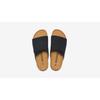 Men's Cork Slippers Trendy Student One Line Dragging Men's Beach Shoes Matte Leather