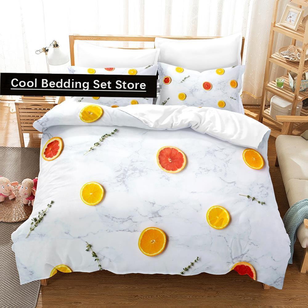 

2014 мультфильм клубника овощи и фрукты комплект постельного белья односпальная кровать двуспальная кровать размера «king-size» подростковая спальня пододеяльник S EU single(135x200cm)