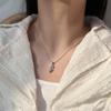 Elegant Tulip Clavicle Necklace with Romantic Floral Design