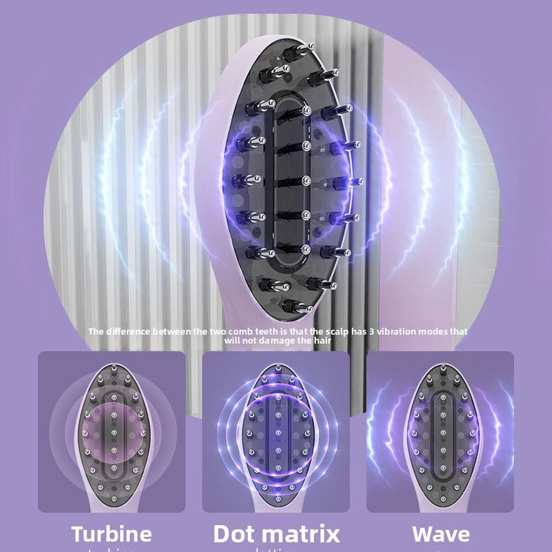 Head Scalp Drug Guide Comb Household Red Light Special Electric Massage Comb Micro Current Negative Ion Hair Growth Instrument