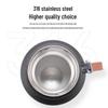 Fuguang 316 Stainless Steel Insulated Mug with Tea Infuser