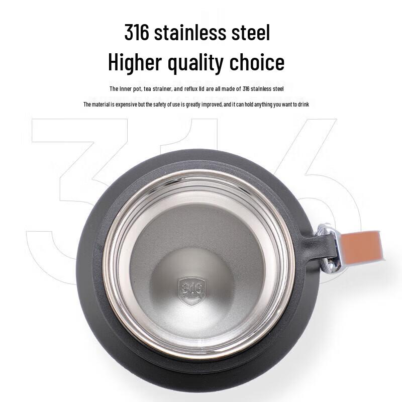 Fuguang 316 Stainless Steel Insulated Mug with Tea Infuser