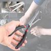 8Inch Electrical Disconnect Pliers, Automotive Connector Tool High-strength Cutoff Plier for Push Tab Plugs