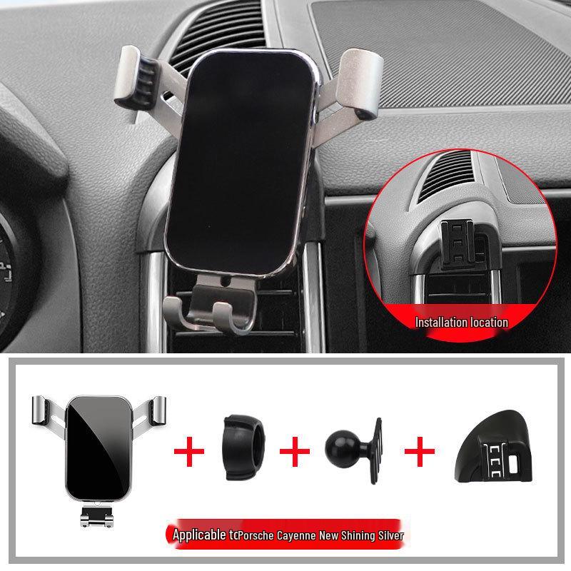 Wireless Charging Phone Holder for 10-15 Cayenne