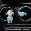 New Car Gift Car Perfume Fragrance Cute Cartoon Air Vent Decoration Car Aroma Diffuser Stone Car Interior Ornament Fragrance