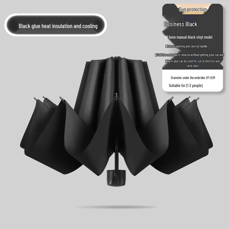 MARYYA Manual UV Protection Folding Umbrella