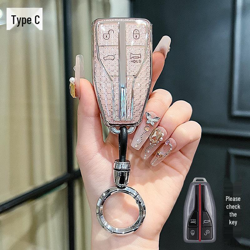 Custom Key Case for Hongqi Models: HS5, H5, H9, EQM5, H6, HS7 - Premium Design for Men and Women
