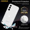 AMORUS For Samsung Galaxy A36 5G/A56 5G Case Soft TPU Hard PC Back Shockproof Phone Cover