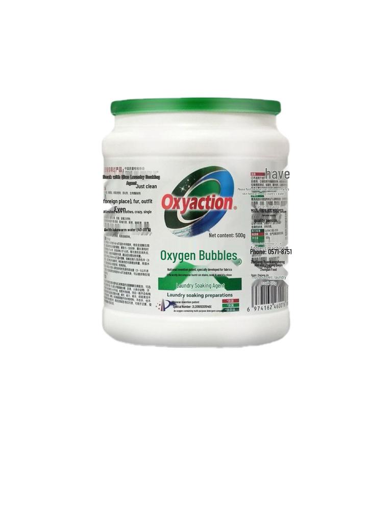 Détergent Lessive Granulés d'Oxygène Frais: Poudre antibactérienne, détachante et désinfectante