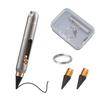 Corps de Stylo en Alliage de Titane, Portable, Pour le Camping en Plein Air, Livré avec 2 Mines de Rechange, Livré avec un Porte-clés, Pendentif Porte-clés Créatif, Pour