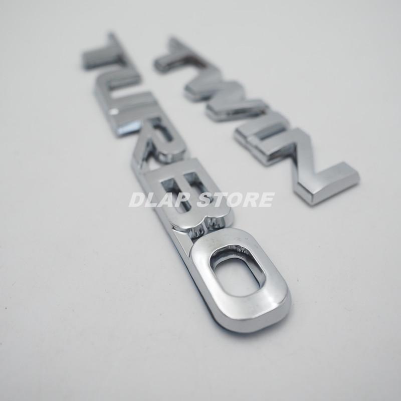 For Toyota Land Cruiser 300 Series LC300 ABS TWIN TURBO Back mark set Rear Trunk 3D Emblem Badge Sticker Trim Accessories YU6