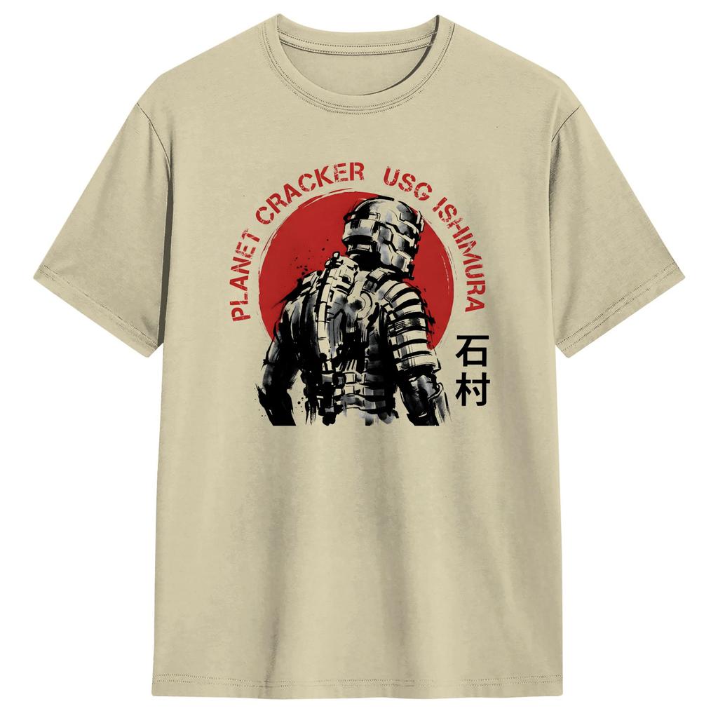 Dead Space Isaac Clarke Video Games TShirt For Unisex Women Cotton Top Tee Ullzang Round Neck Short Sleeve