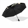 1pc Dinosaur Skeleton Tapestry Automatic Folding Practical Umbrella - 3 Folding Design, Vivid Cartoon Pattern, Suitable for Outdoor Activities, A Gift