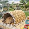Breathable Pet Cave Nest Scratch Resistant Guinea Pig Tunnel Hamster Rest Shelter  Cage Accessory