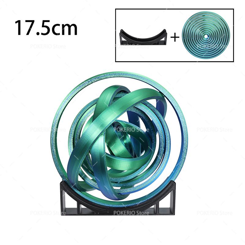 Hot 3D Fidget Spinner Rotating Ball Toy Creative Fingertip Gyroscope Gravity Rotation Anxiety Relief Novelty Decompression Toy