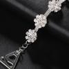 Rhinestones Bra Strap Invisible Shoulder Straps Adjustable Anti-Slip Bra Belt for Women Girls Crystal Shoulder Chain
