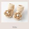 Infant Cotton Fleece-Lined Non-Slip Socks, 0-12 Months, Warm for Autumn/Winter