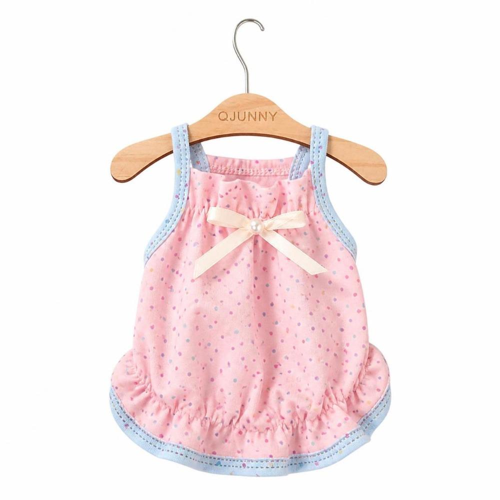 Polka Dot Puppy Cat Slip Dress Breathable Cat Sleeveless Dress Corgi Teddy Clothes  Pet Supplies